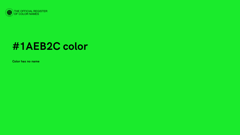 #1AEB2C color image