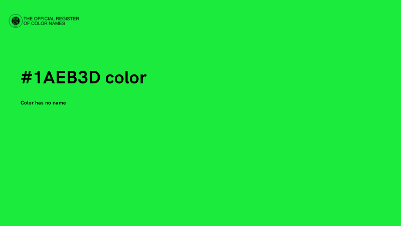 #1AEB3D color image
