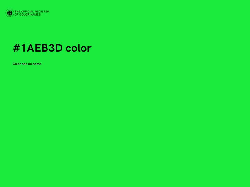 #1AEB3D color image