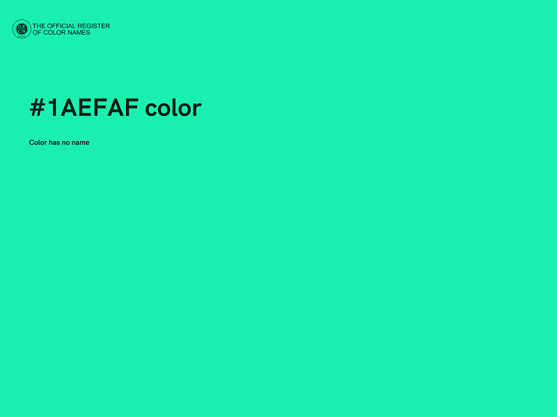 #1AEFAF color image