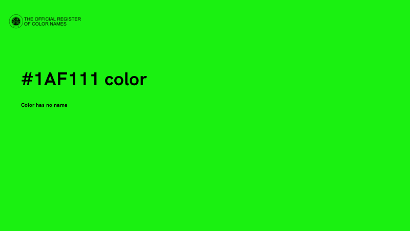 #1AF111 color image