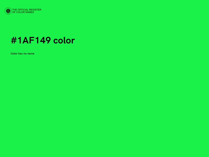 #1AF149 color image