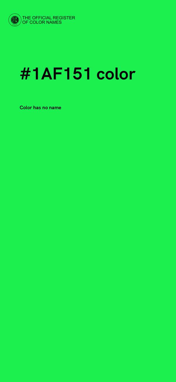 #1AF151 color image