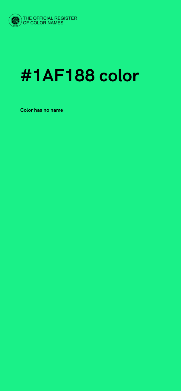 #1AF188 color image