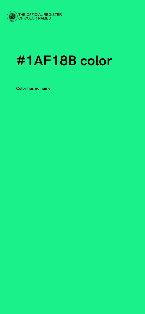 #1AF18B color image
