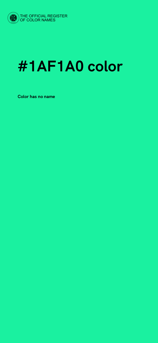 #1AF1A0 color image