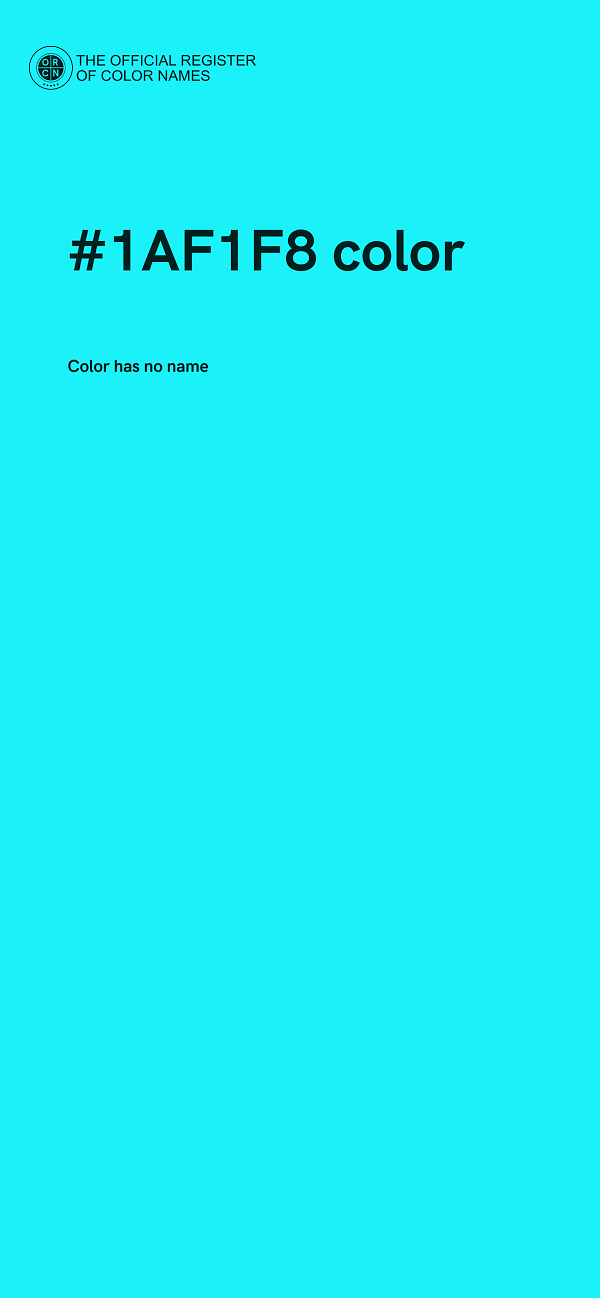 #1AF1F8 color image
