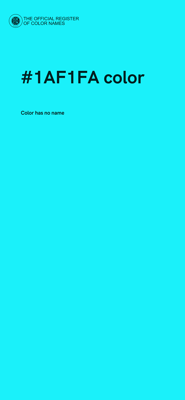 #1AF1FA color image