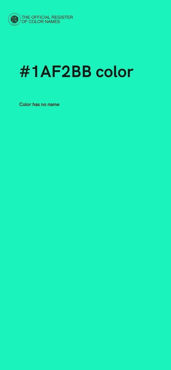 #1AF2BB color image
