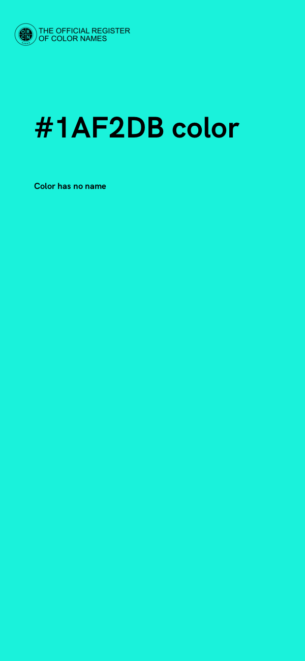 #1AF2DB color image