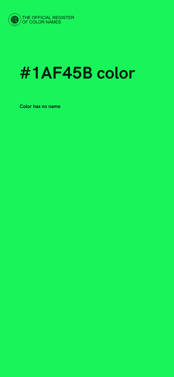 #1AF45B color image