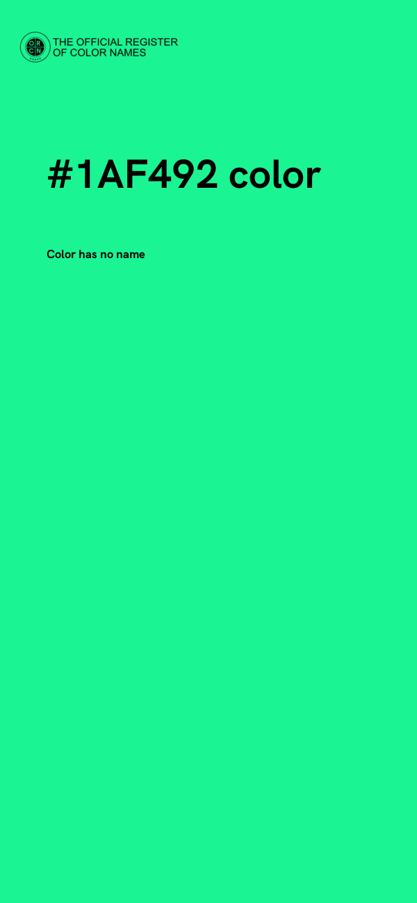 #1AF492 color image
