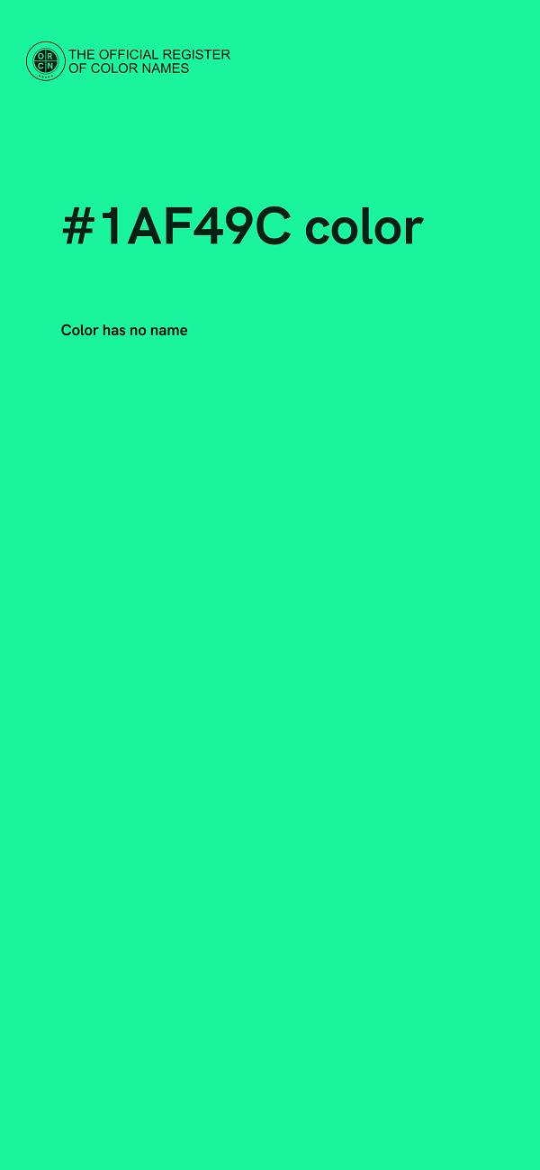 #1AF49C color image