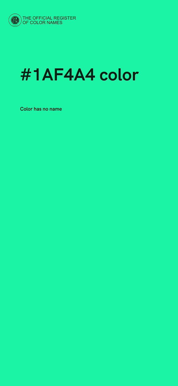 #1AF4A4 color image