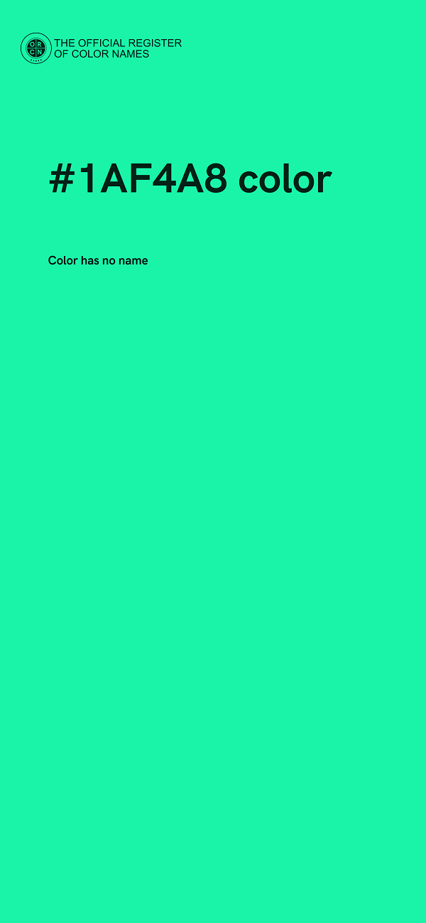 #1AF4A8 color image