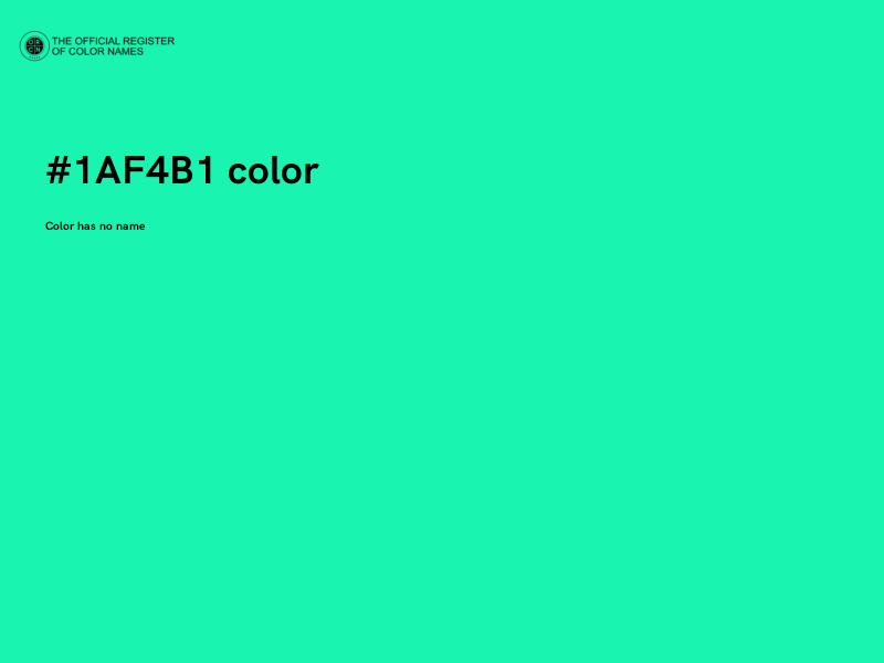#1AF4B1 color image