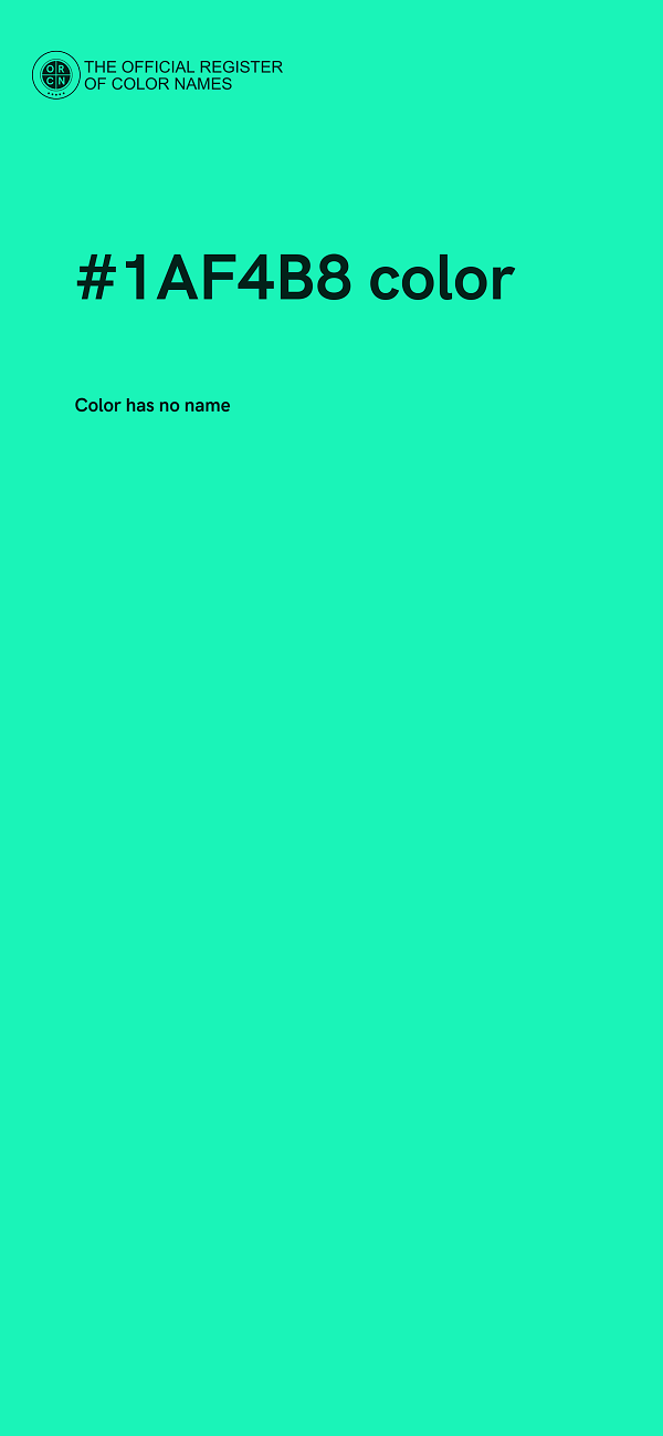 #1AF4B8 color image