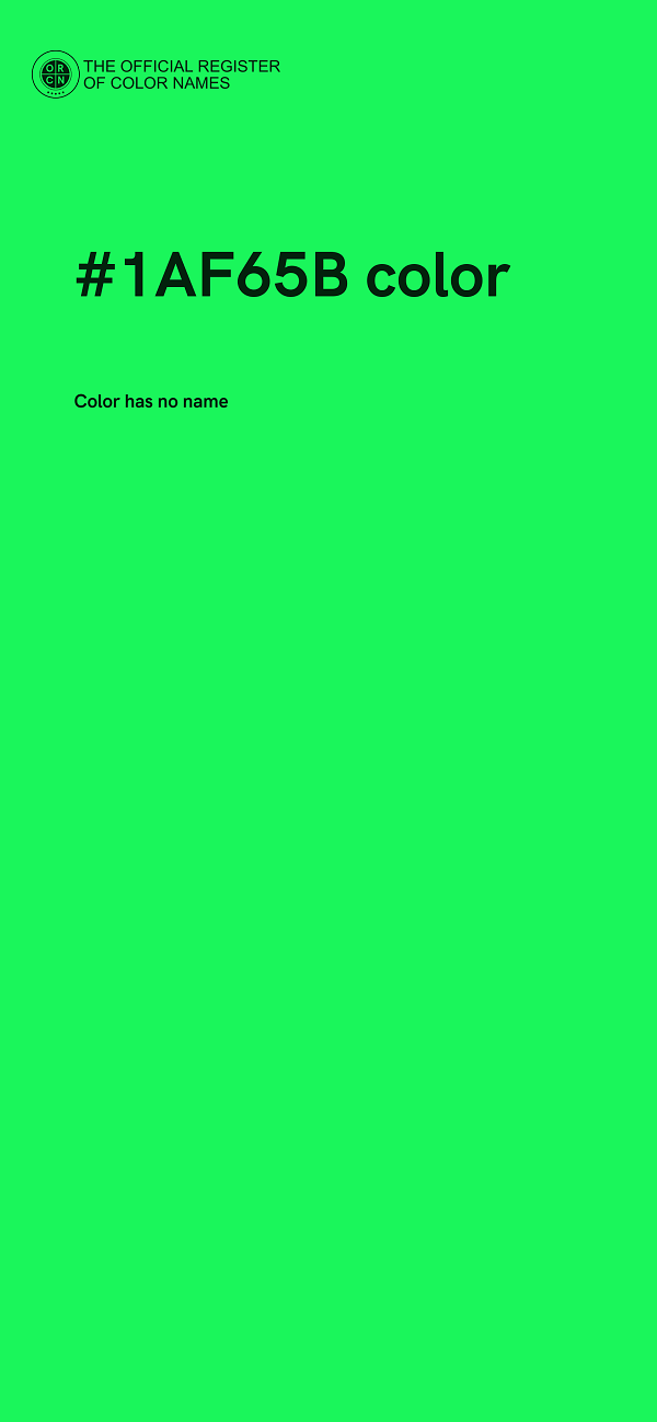 #1AF65B color image