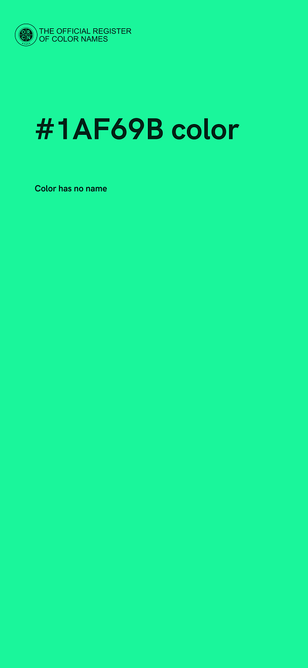 #1AF69B color image
