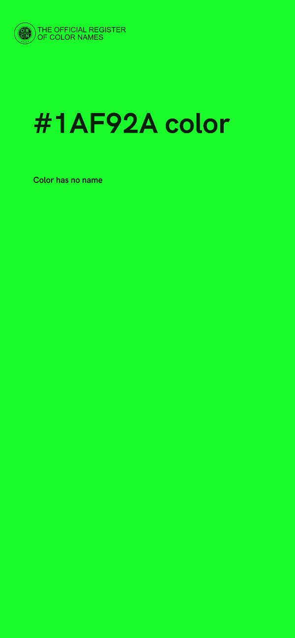 #1AF92A color image