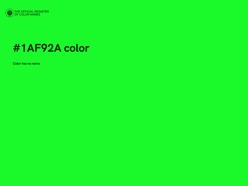 #1AF92A color image