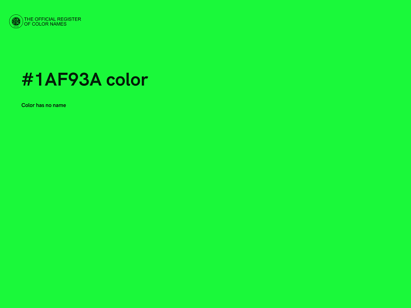 #1AF93A color image