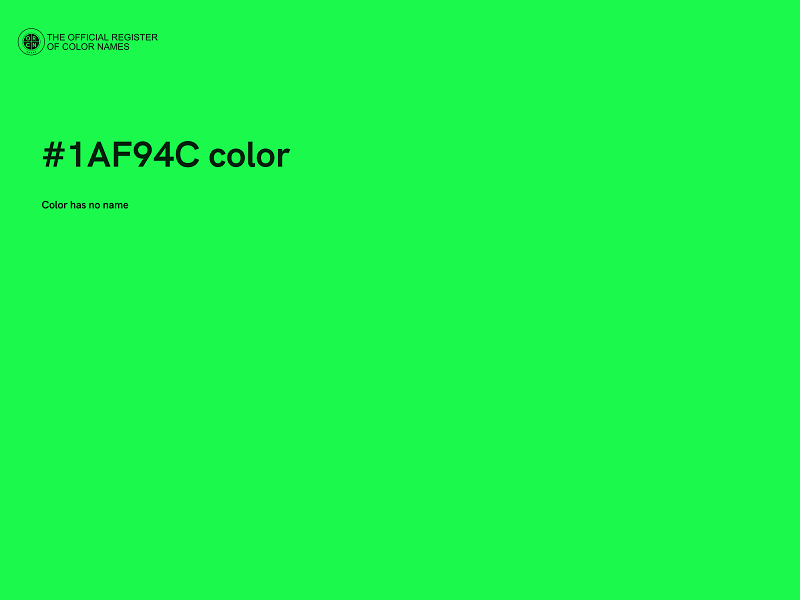 #1AF94C color image