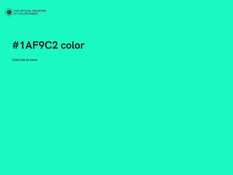 #1AF9C2 color image