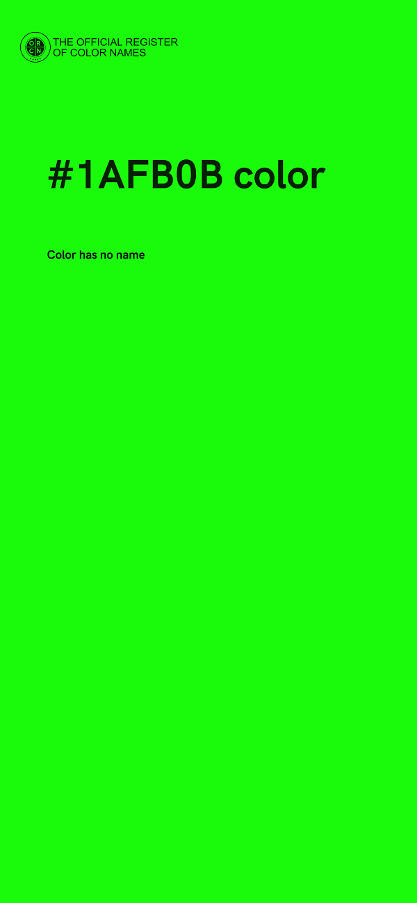 #1AFB0B color image