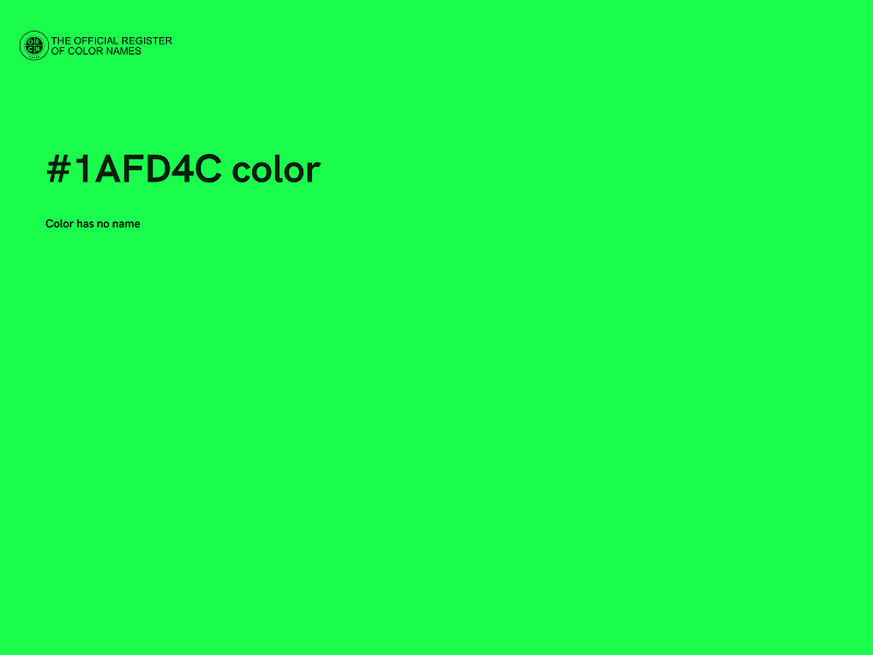 #1AFD4C color image