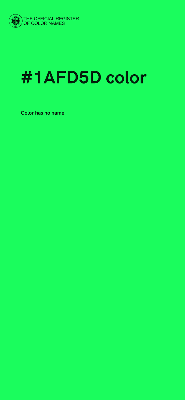 #1AFD5D color image