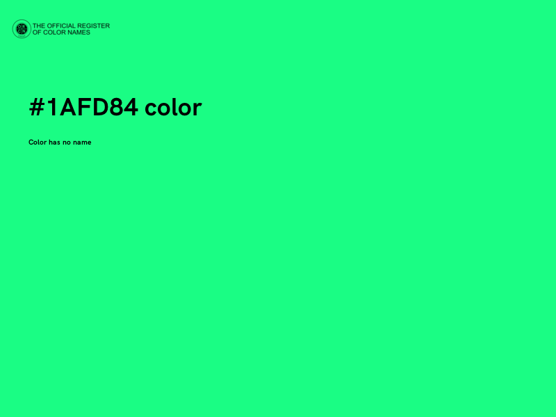 #1AFD84 color image
