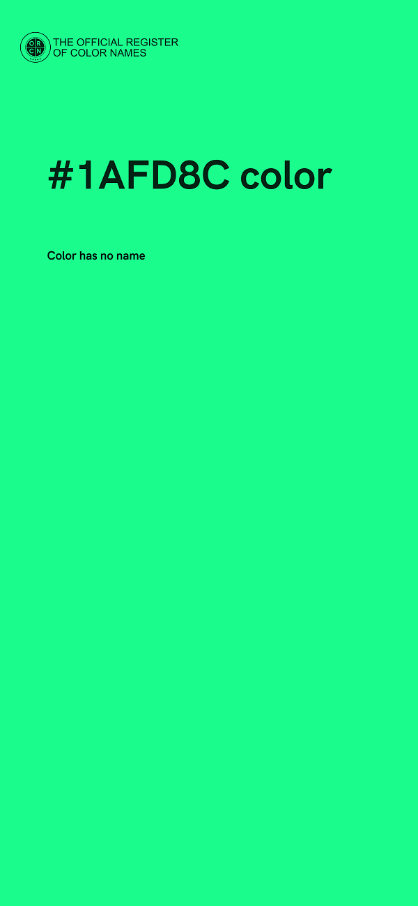 #1AFD8C color image