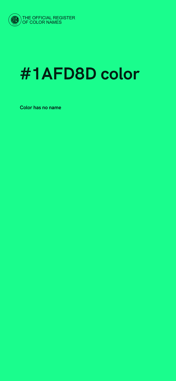 #1AFD8D color image
