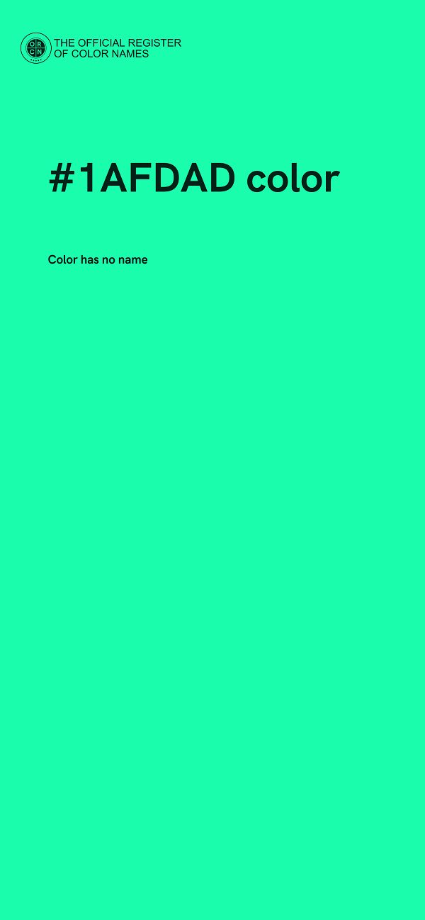 #1AFDAD color image