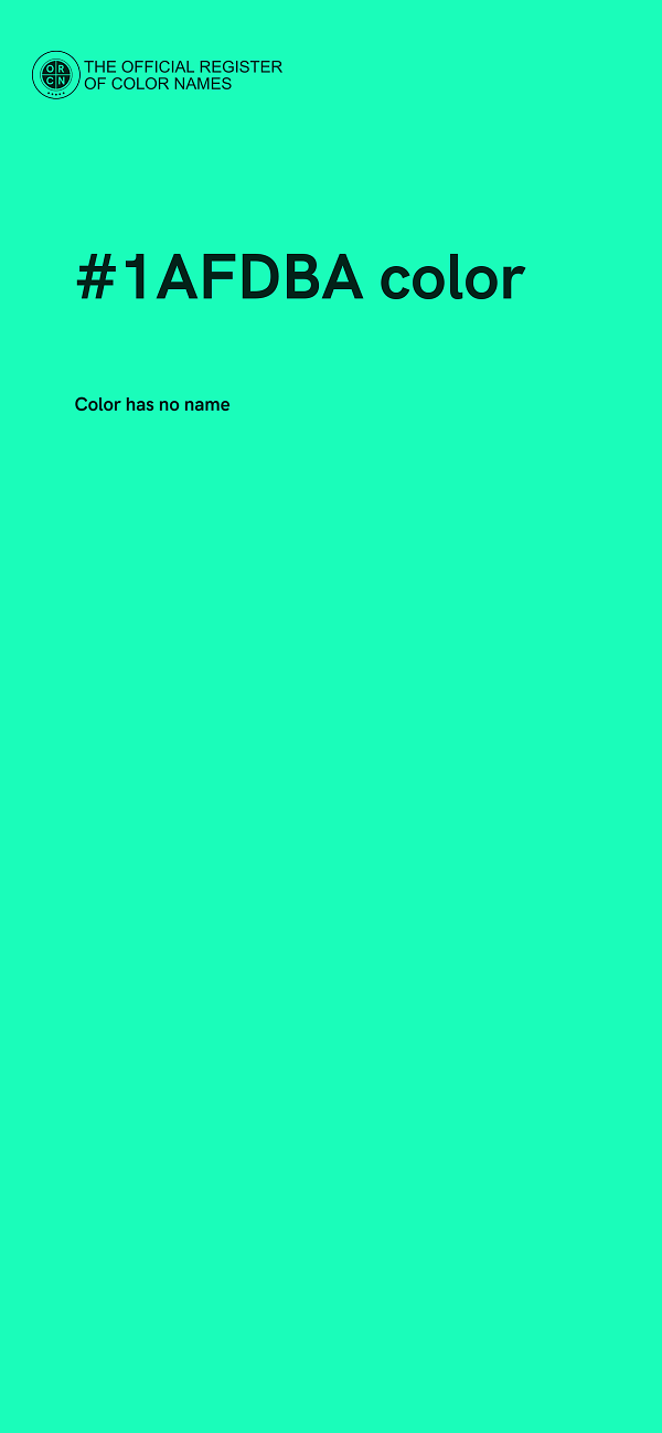 #1AFDBA color image