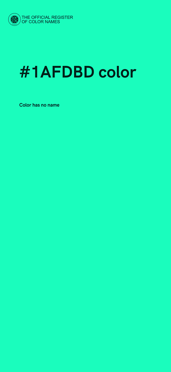 #1AFDBD color image