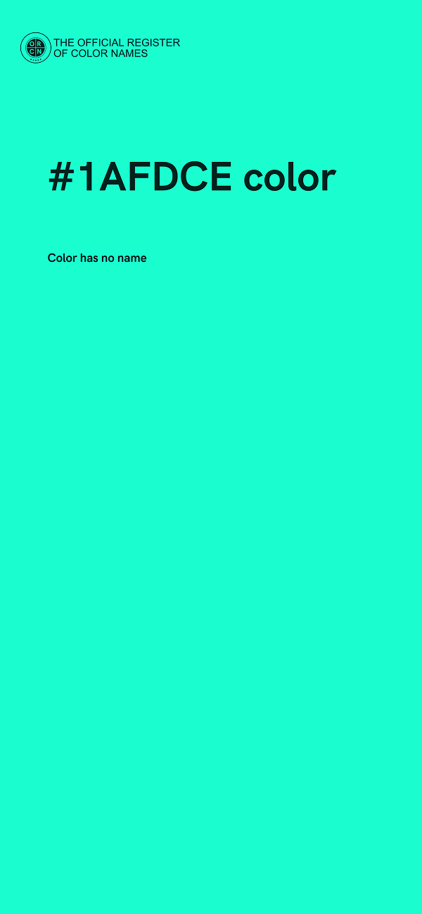 #1AFDCE color image