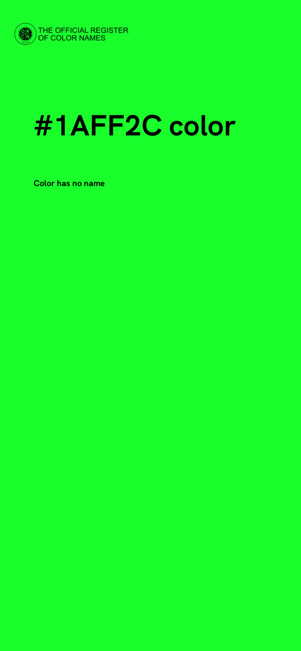 #1AFF2C color image