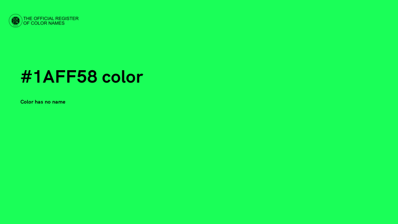 #1AFF58 color image
