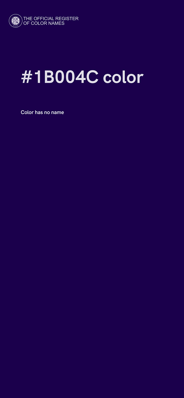 #1B004C color image