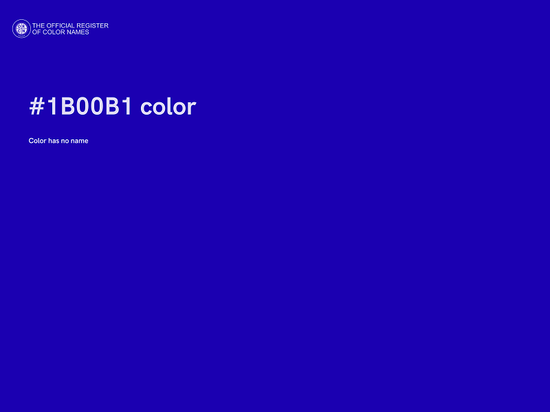 #1B00B1 color image