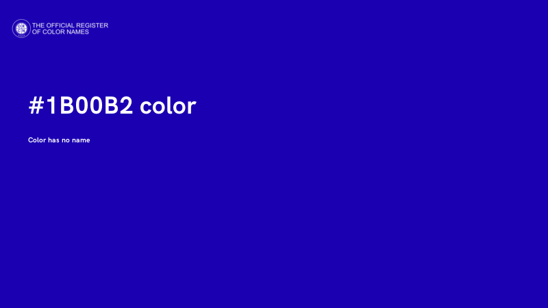 #1B00B2 color image