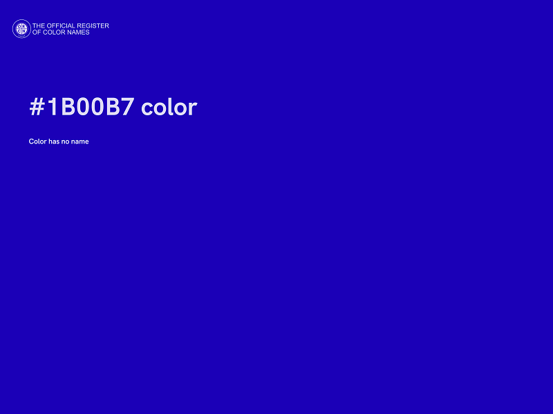 #1B00B7 color image