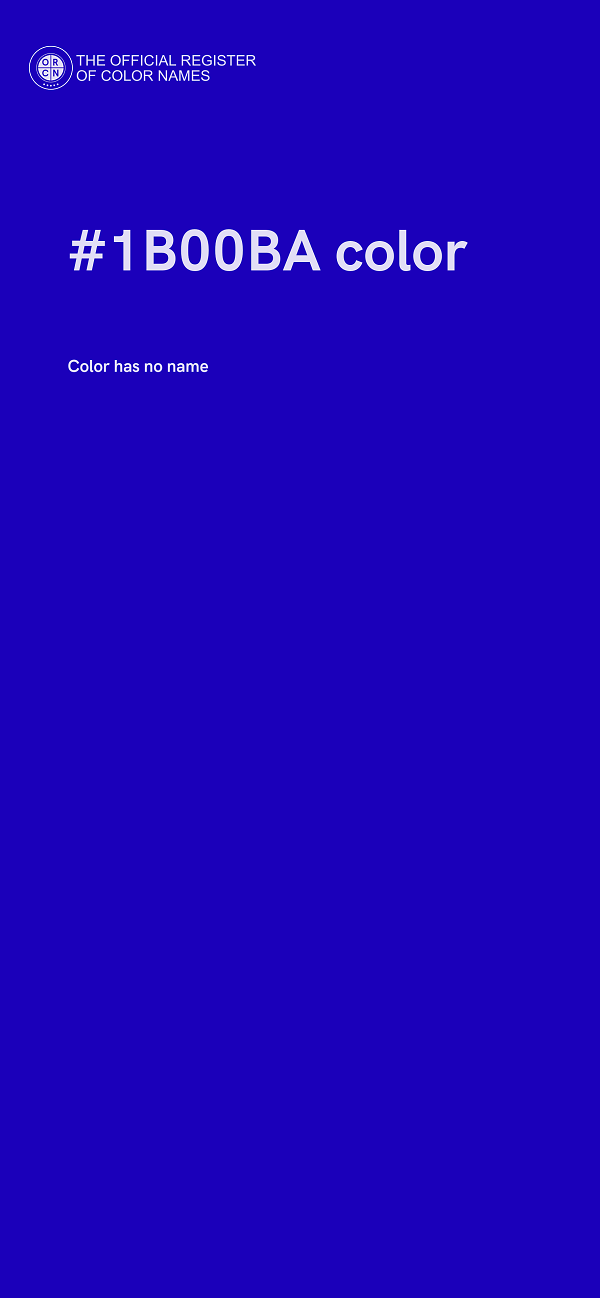 #1B00BA color image