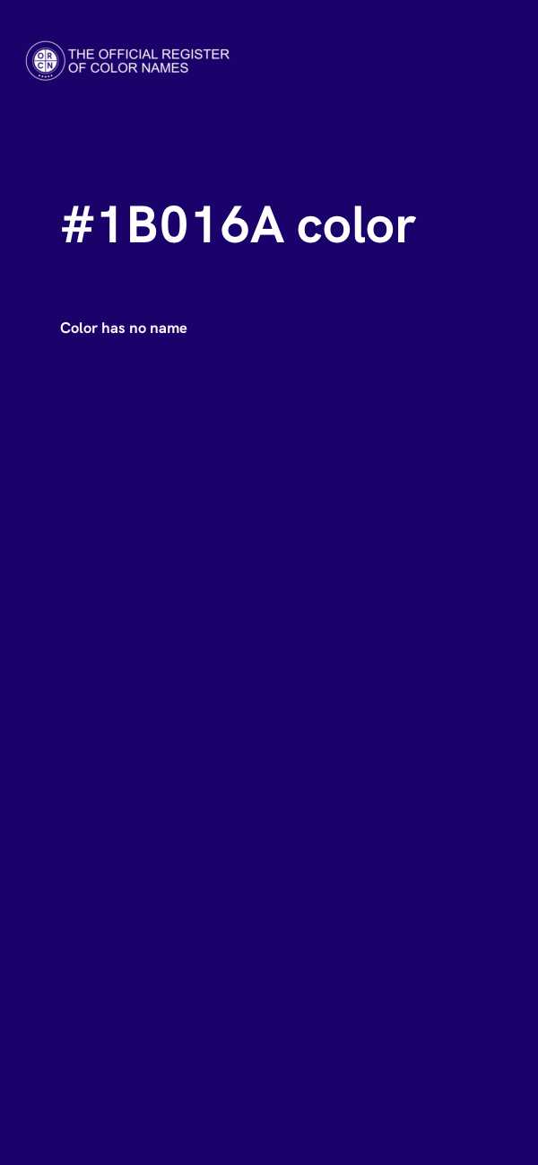 #1B016A color image