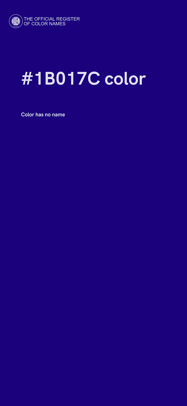 #1B017C color image