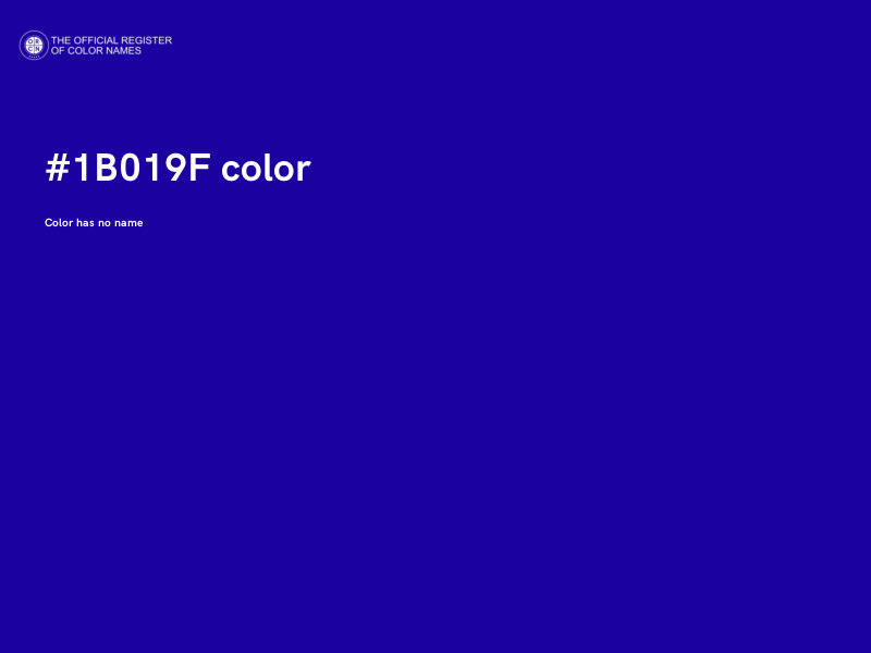 #1B019F color image