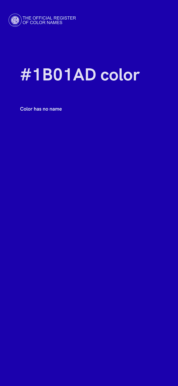 #1B01AD color image