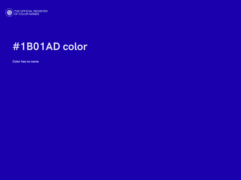 #1B01AD color image